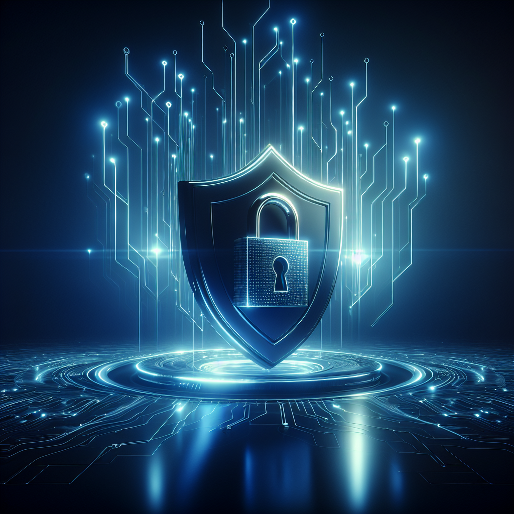 Fondo con escudo y candado representando protección de datos y privacidad en BetWarrior